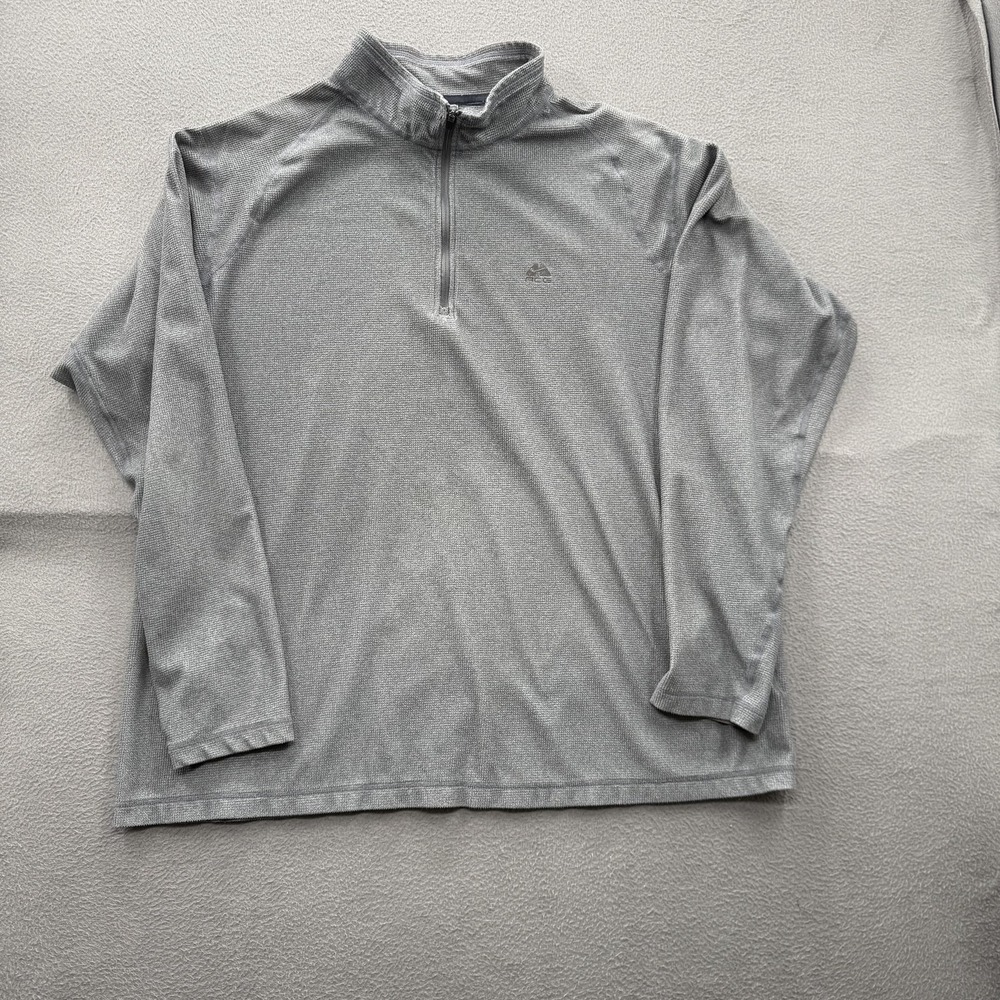 Nike ACG Pullover Mens 2XL Gray Quarter Zip Long Sleeve Hiking Performance